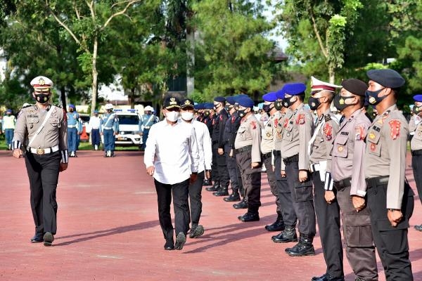 Apel Gelar Pasukan Operasi Lilin 2020 Selain Masalah Keamanan, Edy Rahmayadi Tidak Ingin Ada Klaster Baru Covid-19